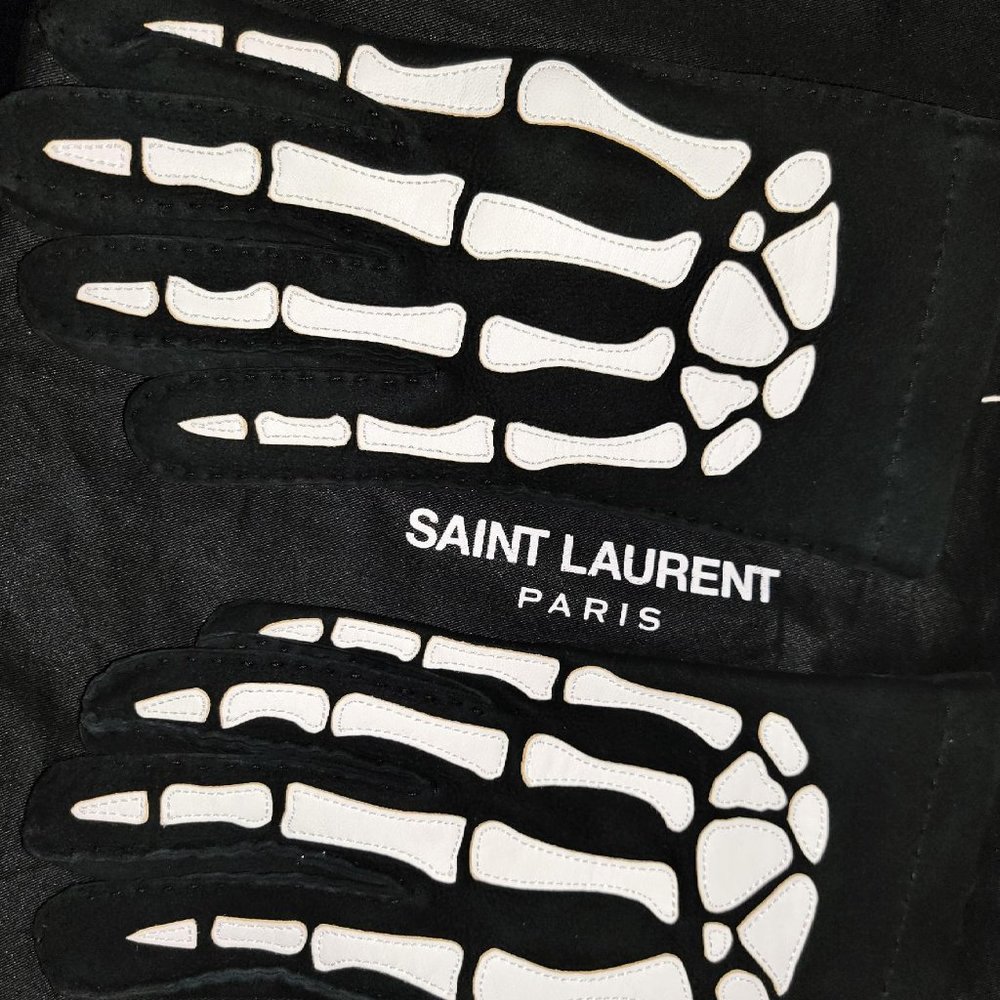 Saint Laurent AW18 💣BonePrint💣 Gloves